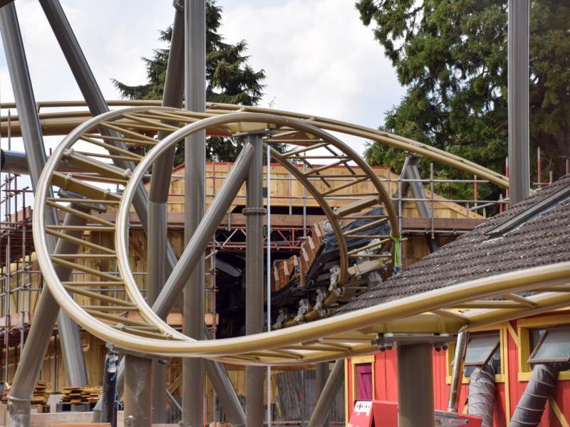 Drayton Manor 2024 Rollercoaster Construction Continues
